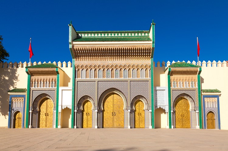 De zeven poorten van het paleis van de koning - Fes - Marokko
